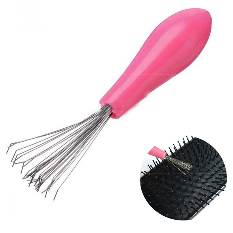 Mini Hair Brush Combs Cleaner Embedded Tool