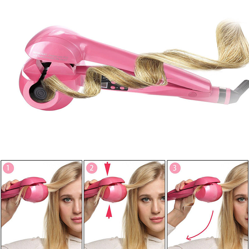 Professional Hair Curlers Rollers Machine Automatic Rotating Crimping Hair Iron