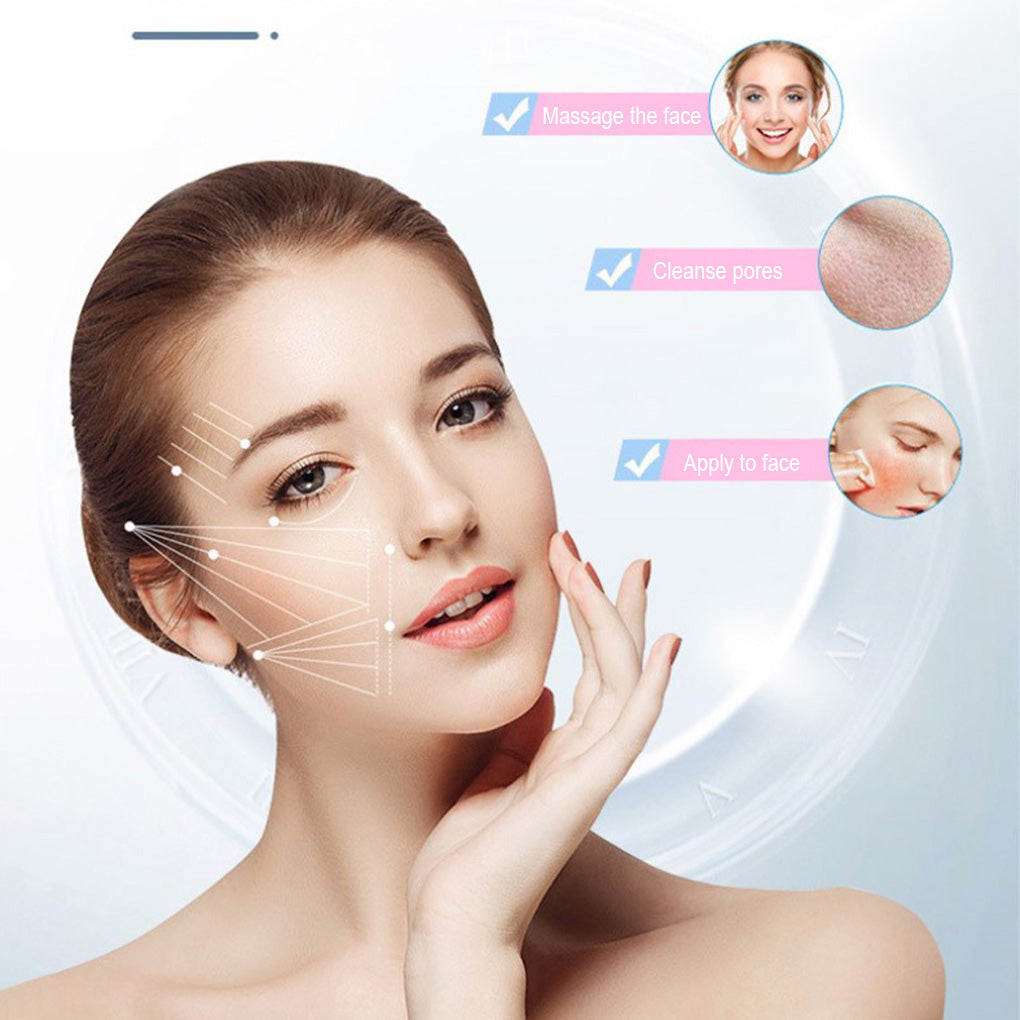 Facial Ice Cube Mold Silicone Freezing Beauty Swelling Face Massager