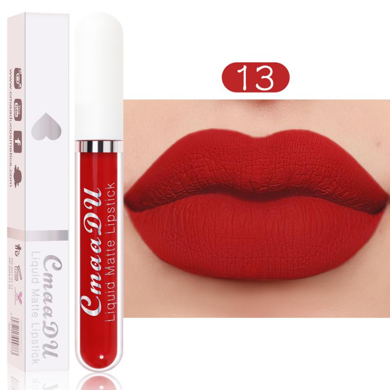 Matte Velvet Lip Gloss Liquid Lipstick Glitter Makeup Cosmetics