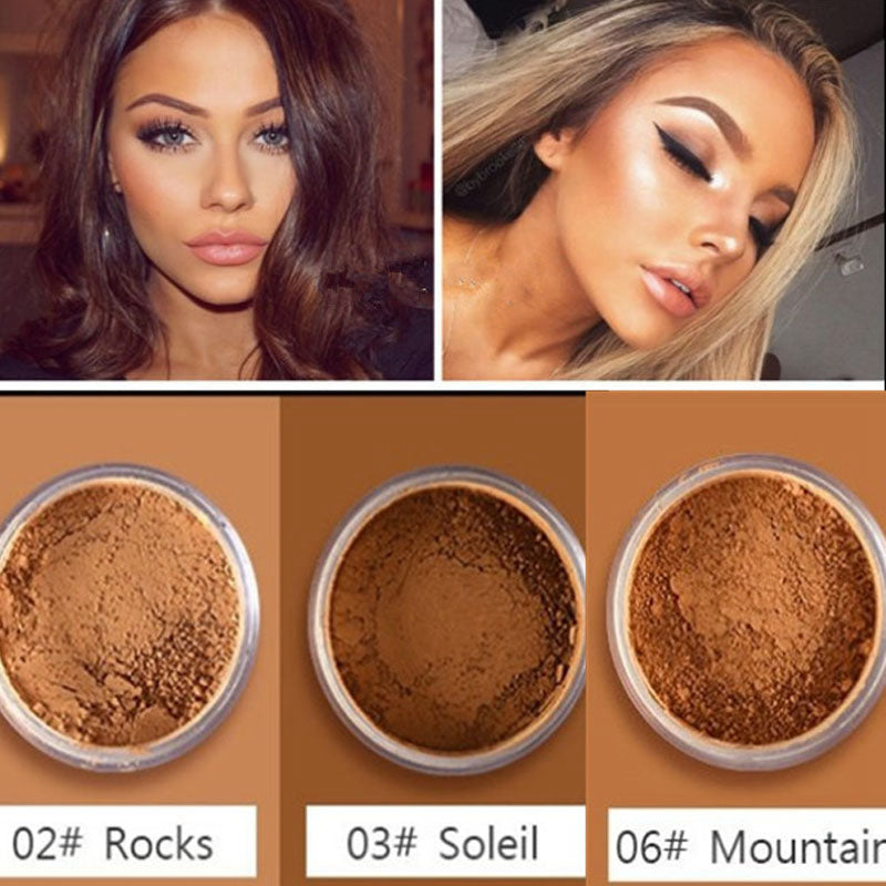 Loose Setting Powder Matte Mineral Oil-control Long-lasting Face Contour Makeup