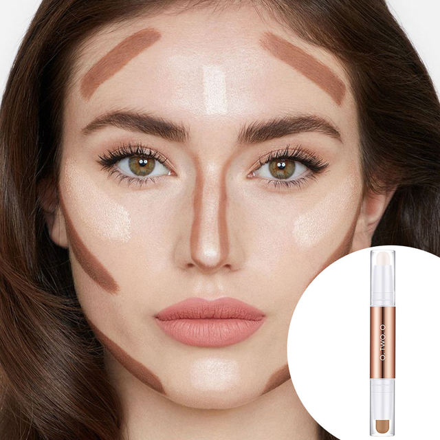 Highlight Contour Stick Double-Head Double-Side Contour Pen