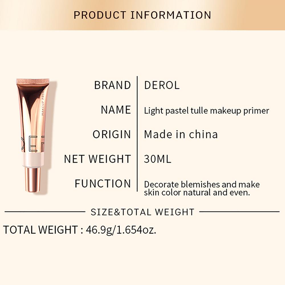 Facial Primer Make Up Shrink Pore Primer Base Smooth Face Brighten Makeup