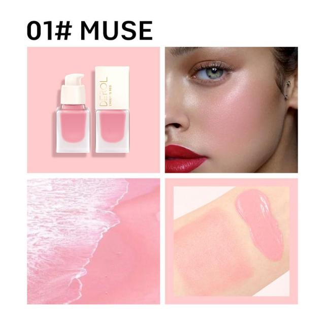 6 Color Long-lasting Matte Face Liquid Blusher Contour Makeup