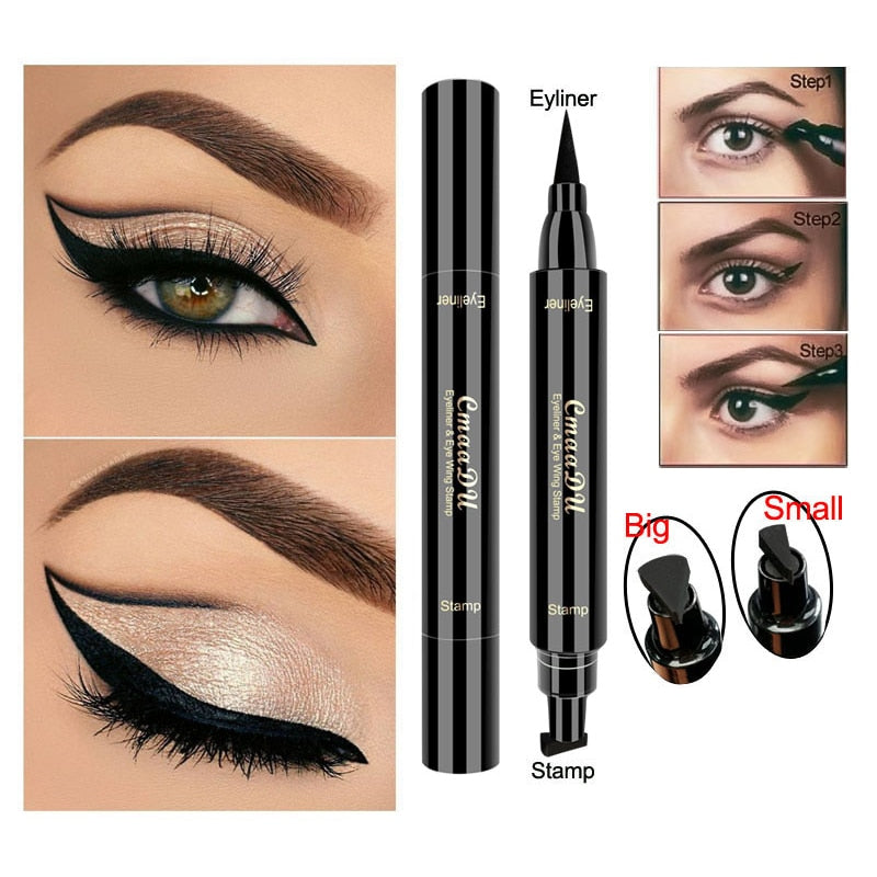 Waterproof Fast Dry Double-ended Eyeliner