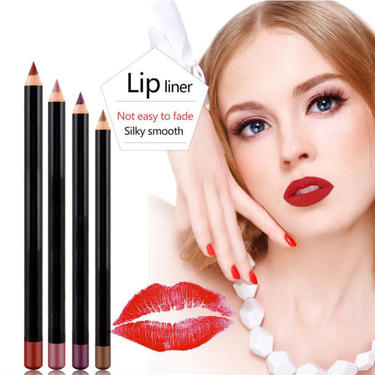 Professional Waterproof Long Lasting Smooth Matte Lip Liner Pencil