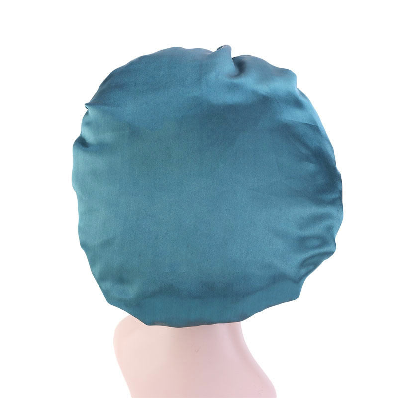 Reversible Satin Bonnet Hair Caps Double Layer Adjust Sleep Night Hats