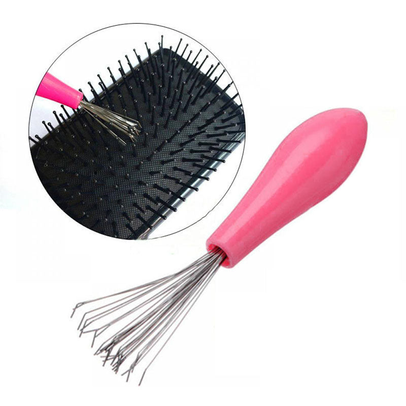 Mini Hair Brush Combs Cleaner Embedded Tool