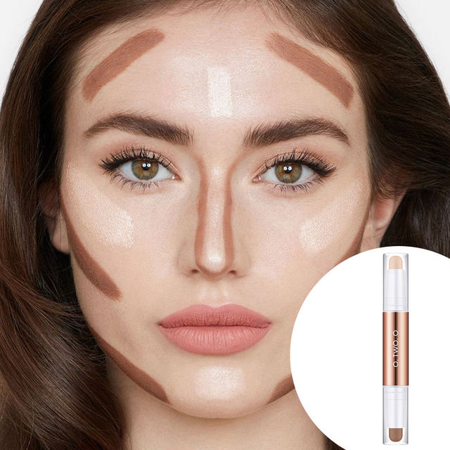 Highlight Contour Stick Double-Head Double-Side Contour Pen