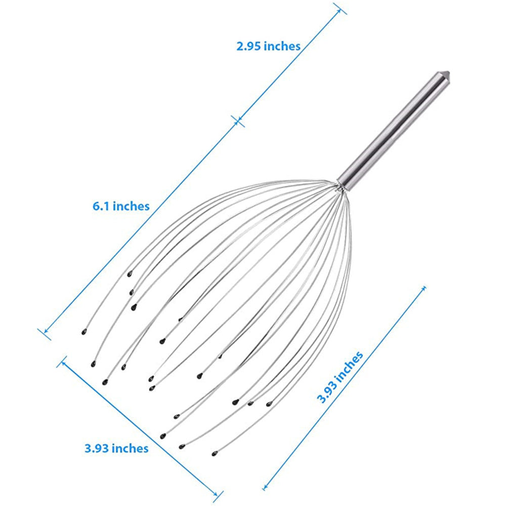 Head Massage Claw Tickling Steel Wire Head Claw Octopus Massager