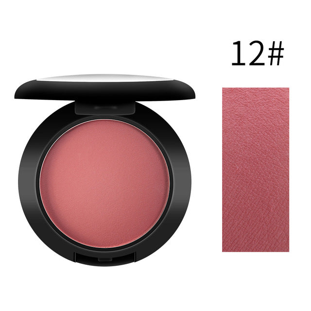 10 Colors Blush Repairing Ruddy Round Matte Blush