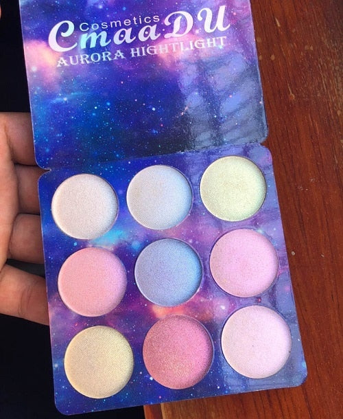 9 Color Shimmer Eyeshadow Palette Matte