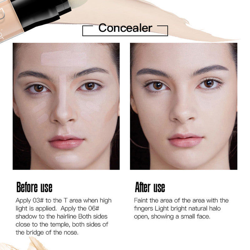 Strong Concealer Marks Pores Brighten Skin Tone Moisturizing Face Makeup