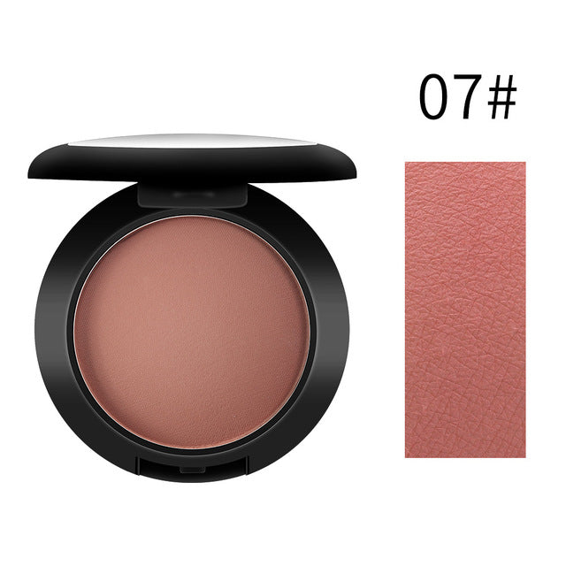 10 Colors Blush Repairing Ruddy Round Matte Blush