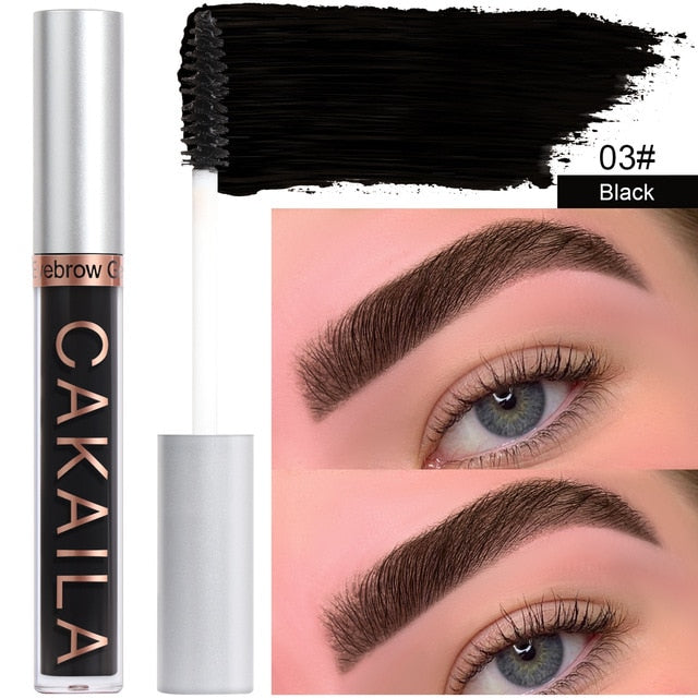 Black Brown Matte Natural Brow Mascara Eyebrow Gel