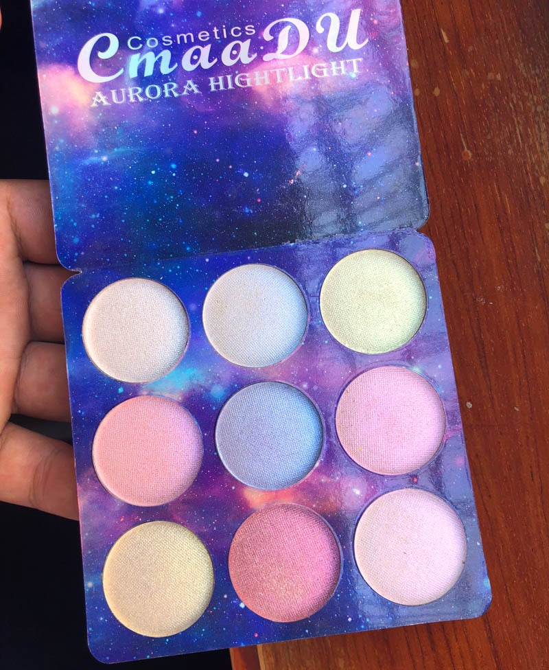 9 Color Shimmer Eyeshadow Palette Matte