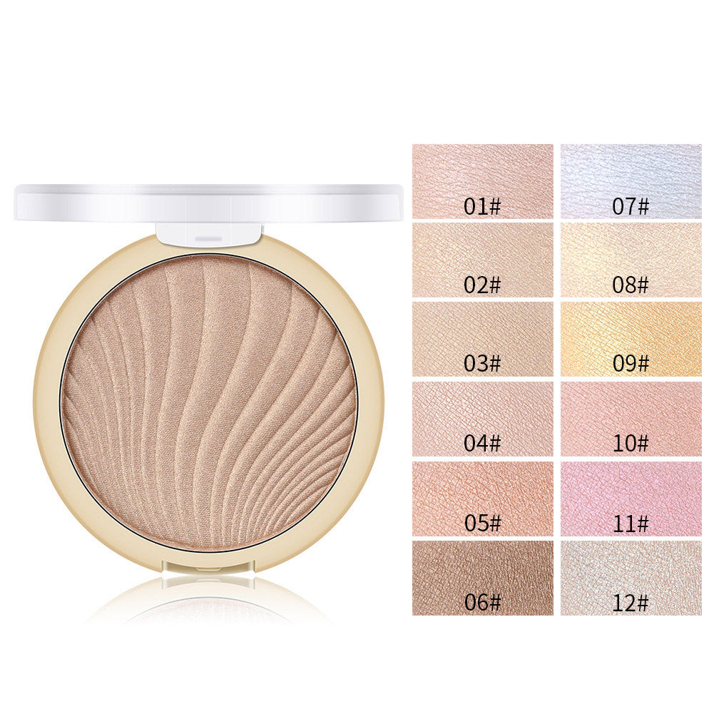 Full Coverage Makeup Face Brightening Nose Shadow Highlighter Pressed Powder