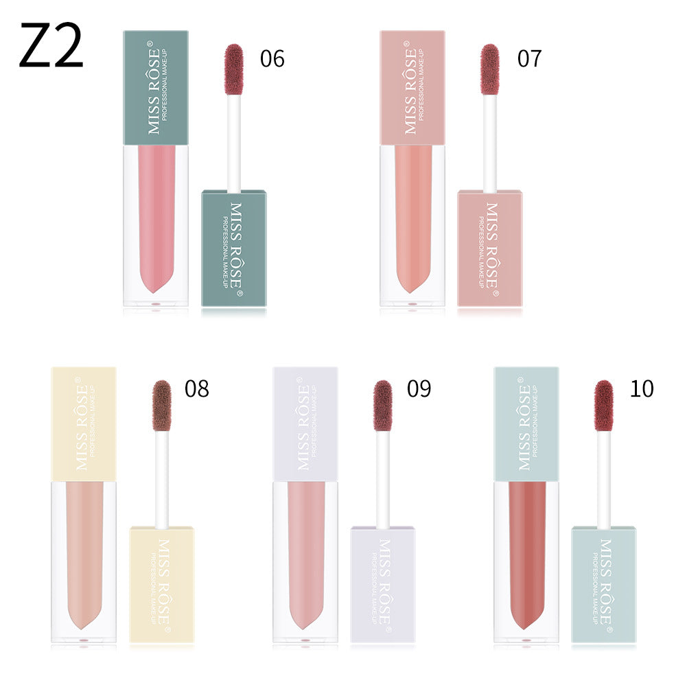 5PCS Nude Lip Stick Cosmetic Long Lasting Waterproof Lip Glaze Kit