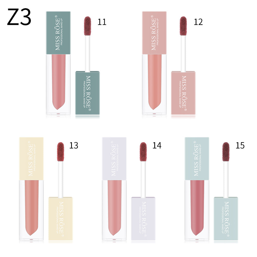 5PCS Nude Lip Stick Cosmetic Long Lasting Waterproof Lip Glaze Kit