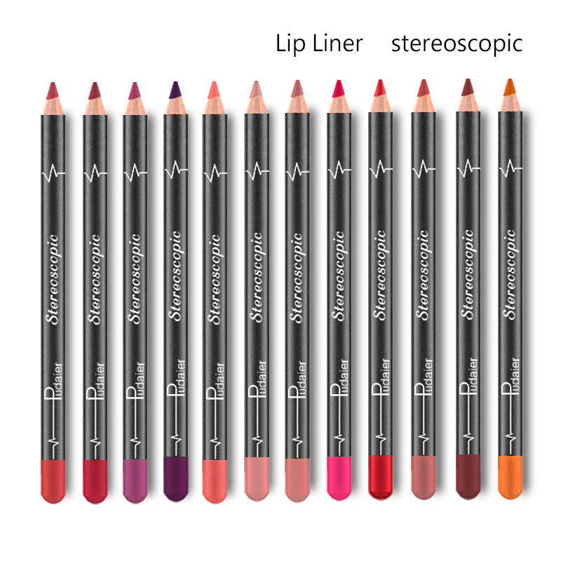 Professional Waterproof Long Lasting Smooth Matte Lip Liner Pencil