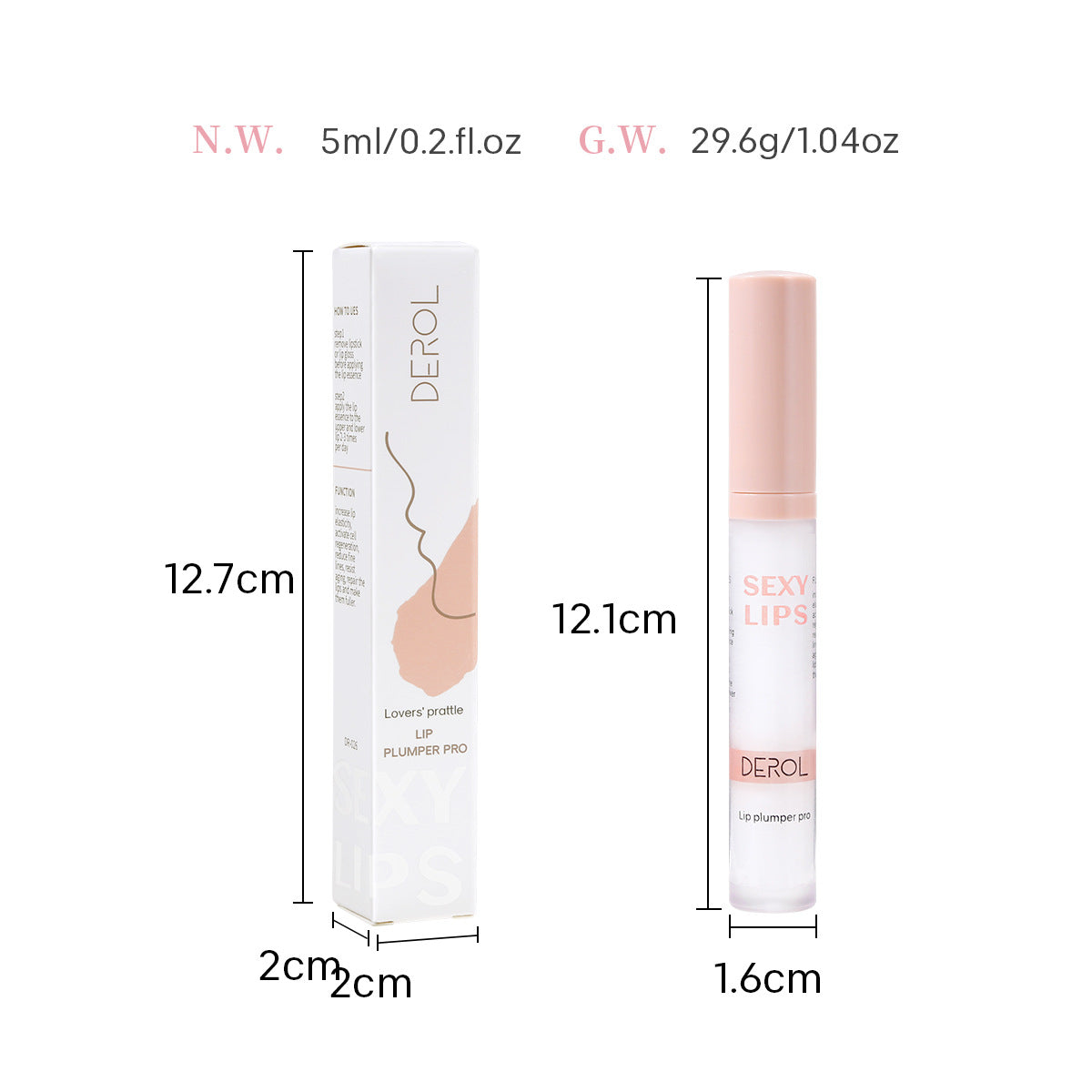 Women Ultra Moisturizer Lip Plumper Sexy Fully Moisturizing Liquid Lip Makeup