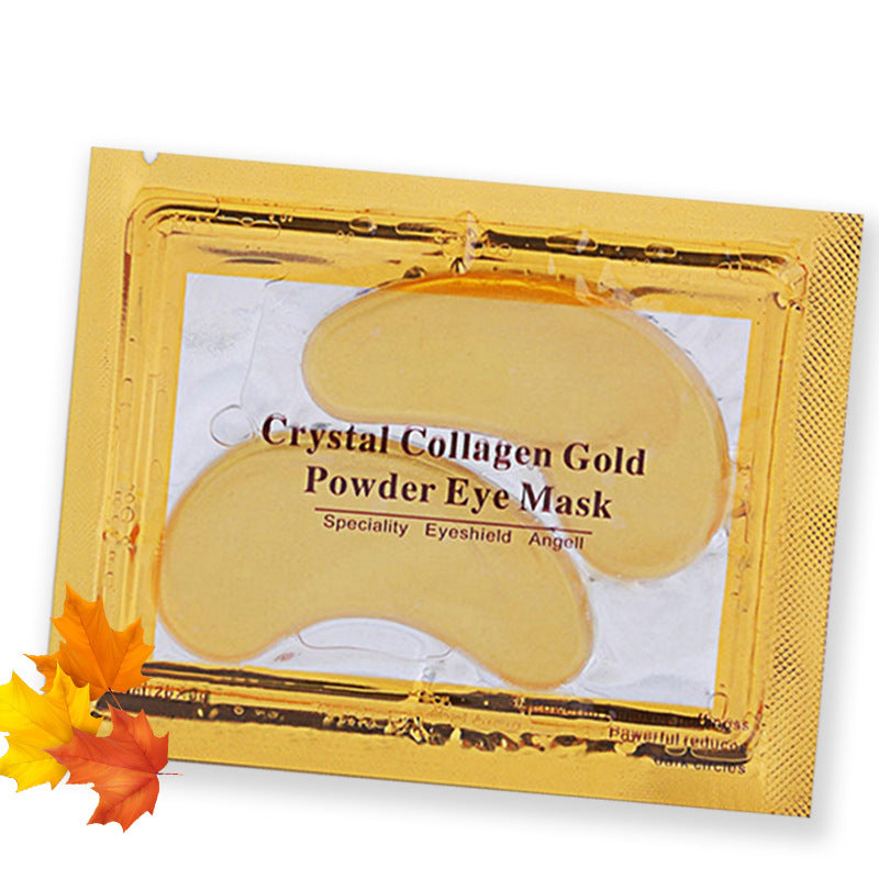 10Pcs Remove Dark Circles Gold Eye Mask