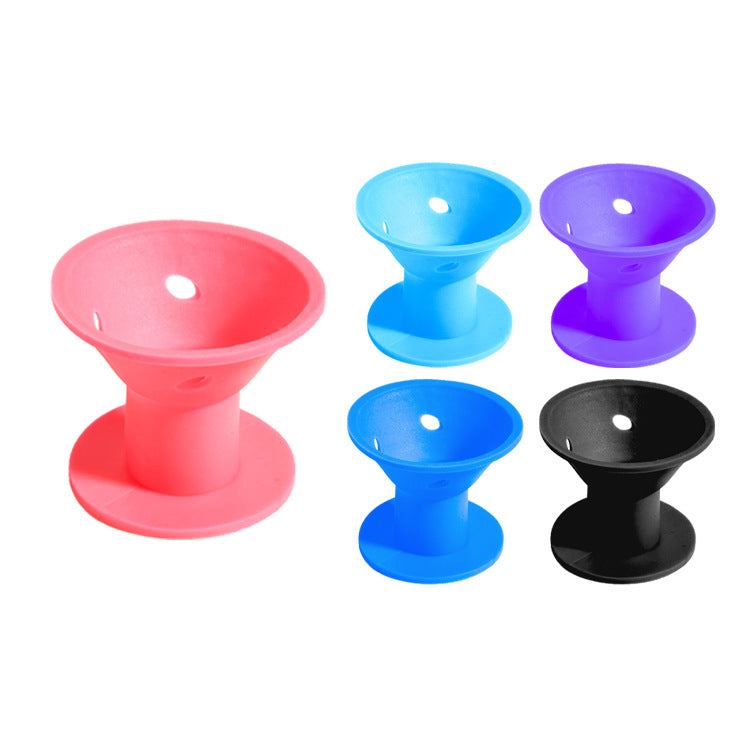 10Pcs Soft Rubber Magic Hair Care Rollers Silicone Hair Curler Twist Hair