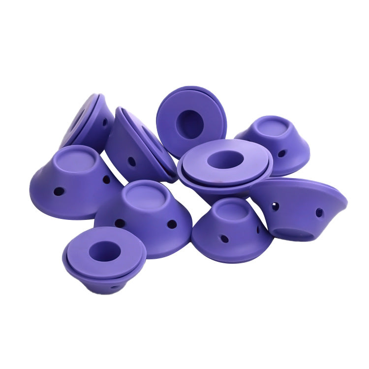 10Pcs Soft Rubber Magic Hair Care Rollers Silicone Hair Curler Twist Hair