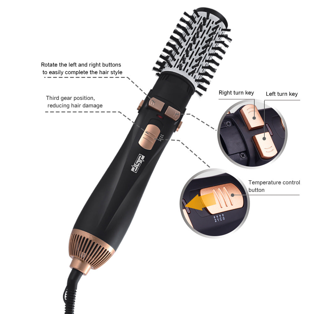 Hot Air Brush 4 Head Replaceable Hair Dryer Comb One Step Blower