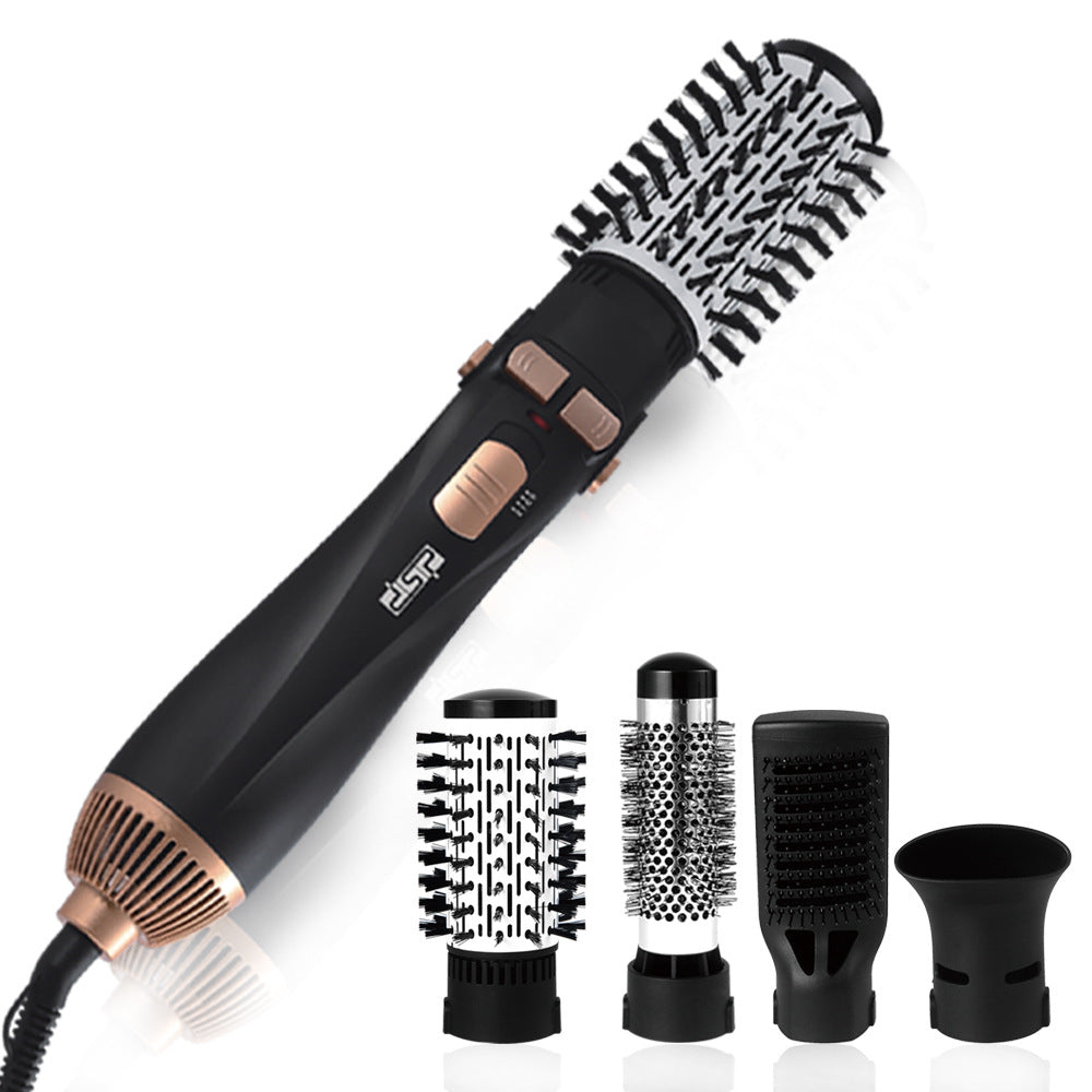 Hot Air Brush 4 Head Replaceable Hair Dryer Comb One Step Blower